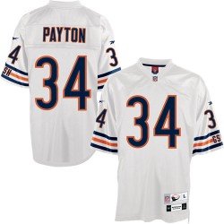 Reebok Chicago Bears Walter Payton Premier Throwback White Jersey Extra Large