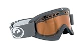 Dragon DX Snow Goggles - Nil Frame / Amber Lens / Grey Standard Logo Strap