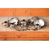 Review Chef's Secret KT16 / Chef's Secret 16-Piece Element Stainless-Steel Cookware Set
