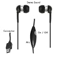 For HTC Touch Diamond, Touch Pro, Touch Fuze, Touch Cruise, Shadow Stereo Hands Free Ear-bud Earphone Headset with Mic