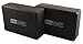 FIT SPIRIT® Set of 2 Black Exercise Yoga Blocks - 9