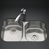 KOHLER K-3354-L-NA Undertone Large/Medium Undercounter Kitchen Sink