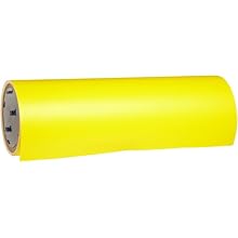 Brady 113247 12' Length, 12" Width B-933 Vinyl Yellow Shadow Vinyl Rolls