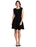 Tracy Reese Women's Frock Dress- With Necklace, Black, 2
