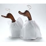 Wood Duck - Small Angel Lawn Ornament - Set of 3 (Brown White) (6H x 2.5W x 4D)