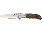 Colt Knives 260 Standard Edge Drop Point Linerlock Knife with Grooved Pakkkawood Handles