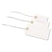 Merit White Strung Tag 120x60mm (Pack 75)