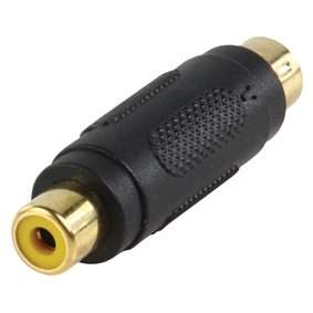 Composite Video RCA Female to S-Video SVHS Male Adapter Gold Plated Connectors