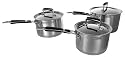BUCKINGHAM PRESTIGE SAUCEPAN / COOKWARE SETS , 3 PIECES RRP £120