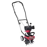 Troy-Bilt TB144 26cc 4-Cycle Gas Powered Cultivator Tiller With Edger Attachment Kit