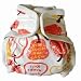 Sckoon Organic Cotton Baby Cloth Diaper Red Pear Large