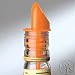 Free Flow Liquor Bottle Pourer - Orange