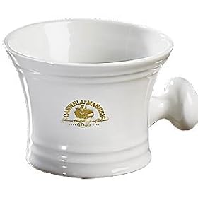 White Ceramic Shave Mug
