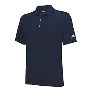 adidas Golf Men's Puremotion Solid Jersey Polo, Navy/White, 3X-Large