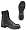 Corcoran Womens 9 Traditional Leather & Nylon Side Zipper Mach with Non-Metallic Safety Toe # 1984