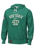 Reebok New York Jets Ash Stacked Helmet Hoody Sweatshirt