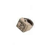 Biker Unisex Square Skull Ring Watch #FR221