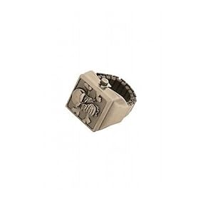 Biker Unisex Square Skull Ring Watch #FR221