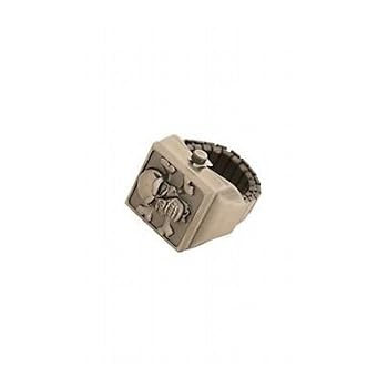 Biker Unisex Square Skull Ring Watch #FR221