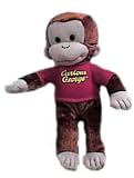 9" Curious George with Classic Red T-Shirt Plush Doll