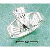 Plain Sr-118 : Sterling Silver Large Claddah Ring Sizes 8-12 Ring Size 11