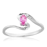 Asher Natural Pink Sapphire Bypass Ring