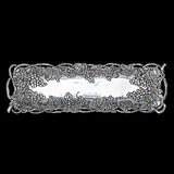 Arthur Court Grape 19-Inch Oblong Tray