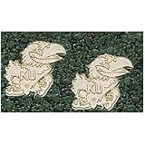 Logo Art Kansas Jayhawks 10K Gold Team Logo 1/2 Post Earrings