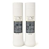 Whirlpool WHEEDF Fiters 1 & 2, UltraEase Replacement Filters for WHED20 Dual Stage Drinking Water System, Includes Replacement Battery for EZ-Change Indicator Light (270 Gallons, 1022 Liters), for UltraEase Undersink Filtration With Faucet
