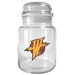 Golden State Warriors 31oz Glass Candy Jar - Primary Logo NBA Basketball