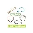 NEW Pk of 24 GLOW IN THE DARK Rubber Bands CRAZY BASEBALL (OR SOFTBALL)