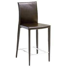 Click here to buy Benedict Bar Stool 43hx22w Brown by Home Decorators Collection.