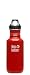 Klean Kanteen Stainless Steel 18 Ounce Water Bottle with Loop Cap, Indicator Red