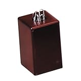 Rolodex Wood Tonest Paper Clip Holder, Mahogany (ROL23370)
