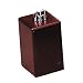 Rolodex Wood Tones Paper Clip Holder, Wood, 2.125 Inch Width x 2.125 Inch Depth x 3.5 Inch Height, Mahogany (23370)