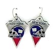 New York Giants Dangle Earrings - NFL Football Fan Shop Sports Team Merchandise