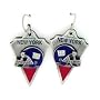 New York Giants Dangle Earrings - NFL Football Fan Shop Sports Team Merchandise