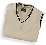 Port Authority - Casual Microfiber Wind Vest Khaki/Black-2XL