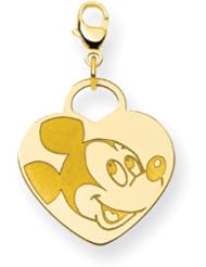 Disney Mickey Heart Lobster Clasp Charm