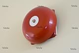 310RVBFtjDL. SL160  Wallmonkeys Peel and Stick Wall Graphic   18W x 12H   Red Wall Mounted Fire Alarm Bell