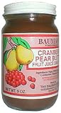 Cranberry Pear Butter 3 jars: Baumans Family Butters