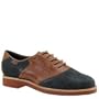 Bass Women's Enfield Saddle Shoes,Navy/Cognac Nubuck/Navajo,11 M US