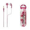 JVC Pink Gummy Headphones HA-F130-P