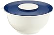 Emsa Superline 21542512 Ciotola per mescolare con coperchio, 2,5 l, colore: Bianco/Blu