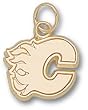 Calgary Flames "C" Logo 3/8" Charm/Pendant -14K/10K, Stainless Steel or Gold Plated