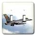 Jet - F-16 Jet Aircraft - Light Switch Covers - double toggle switch