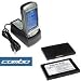 HTC Cingular Tytn / 8525 / Jasjam / Hermes PDA Smartphone Accessory Bundle Kit- USB Hot Sync Cradle Twin Desktop with Spare Battery Charger Slot + Standard Lithium-ion Battery