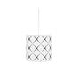 Fabric Shade Pop Hanging Lamp - Retro