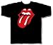 Rolling Stones T-Shirt - Rolling Stones Tongue Logo Black Tee