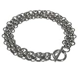316L Stainless Steel Bracelet Length: 8.5 Width: 10mm